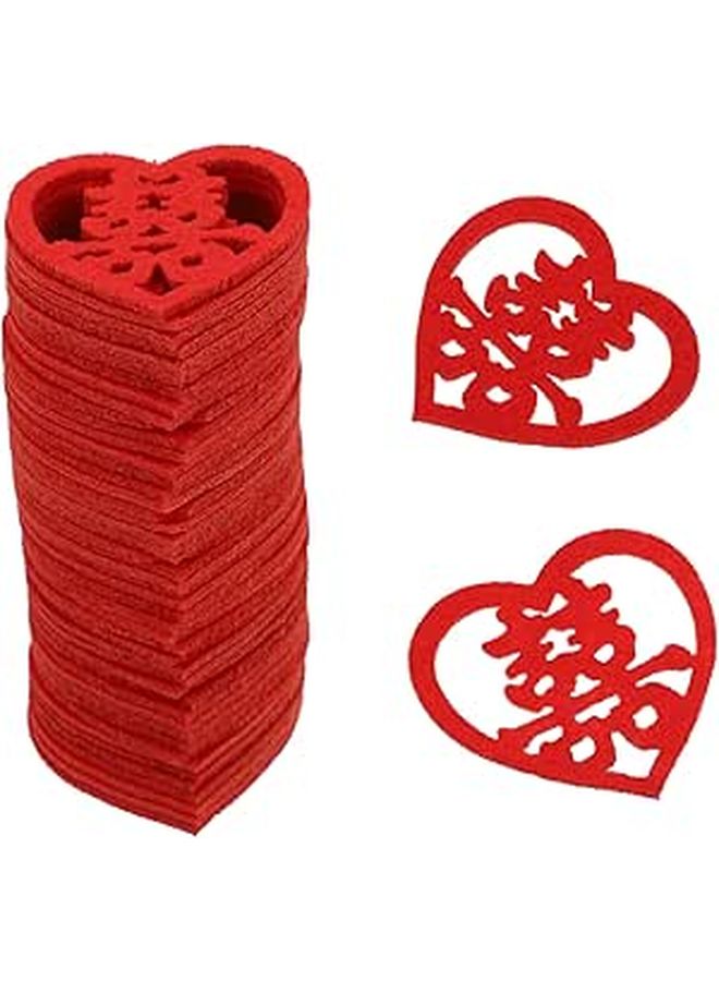 200 Pcs Nonwoven Wedding Stickers Hand Throw Decorations Traditional Chinese Wedding House Setup - Image 1