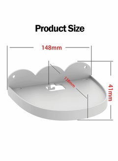Excefore Wall Mount Holder Compatible with Google WiFi 1st/2nd Generation, ABS Holder Cable Management Space-Saving Accessories for Google Nest WiFi Router  - Image 3