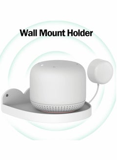 Excefore Wall Mount Holder Compatible with Google WiFi 1st/2nd Generation, ABS Holder Cable Management Space-Saving Accessories for Google Nest WiFi Router  - Image 2