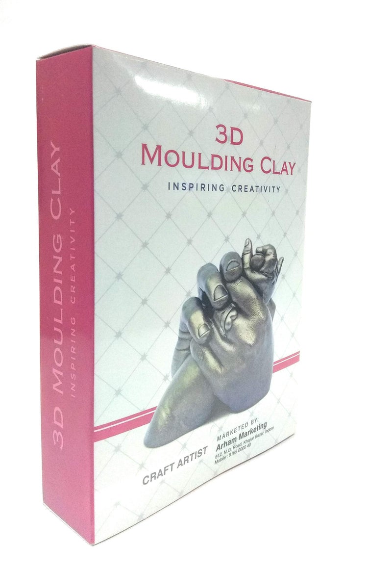 Ditya Crafts 3D Moulding and Casting Powder Kit (1 Packet Casting Powder & 1 Packet Molding Powder) Moulding Clay - Image 2