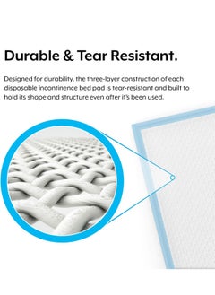 HARMONI 25-Piece Disposable Underpads, Incontinence Bed, Absorbent Bed, Changing Mat for Kids 90x60 cm  - Image 3
