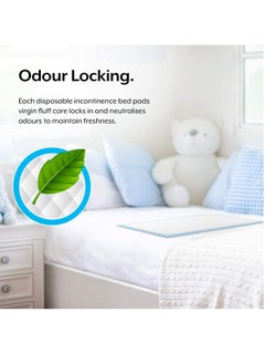 HARMONI 25-Piece Disposable Underpads, Incontinence Bed, Absorbent Bed, Changing Mat for Kids 90x60 cm  - Image 4