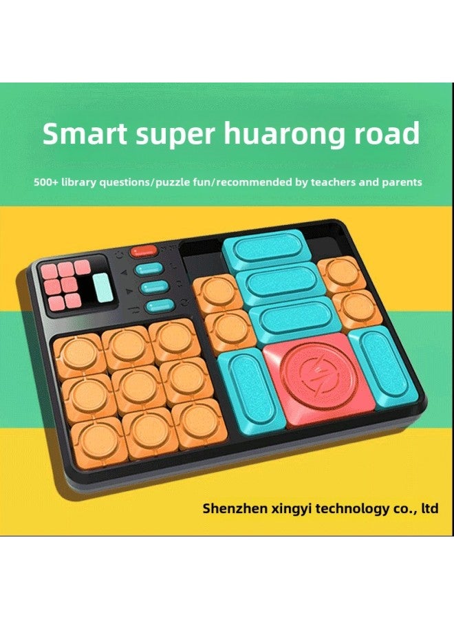 Intelligent Huarong Road Electronic Edition Puzzle Magnetic Suction Sliding Digital Educational Toys For Adults And Children-Color:Huarong Road X100 Black Chinese (shipped Without Batteries)  - Image 5