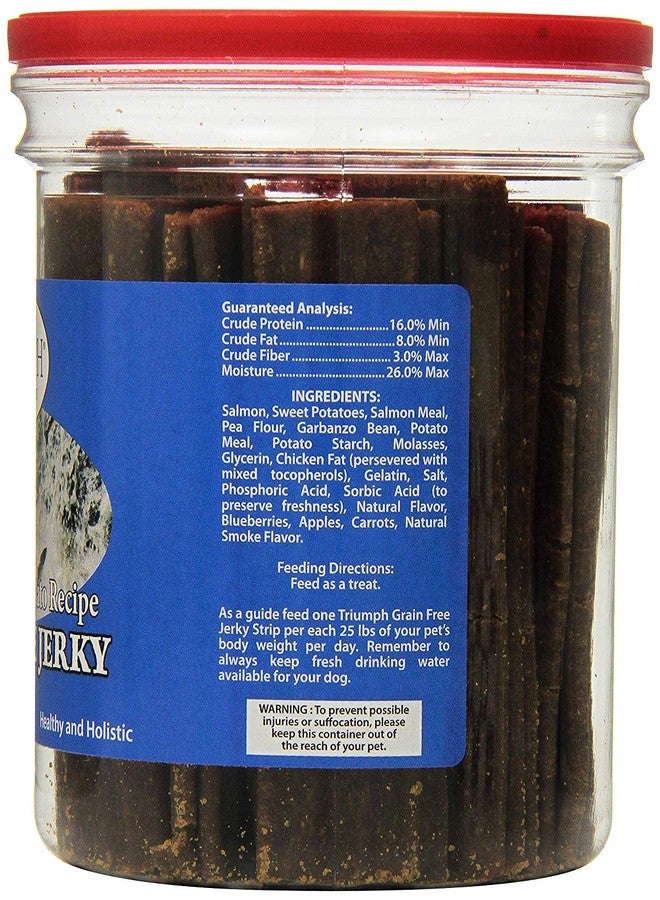 Triumph Super Premium Dog Treats 00851 Dog Salmon & Sweet Potato Jerky, 48-Ounce 3 pounds - Image 3