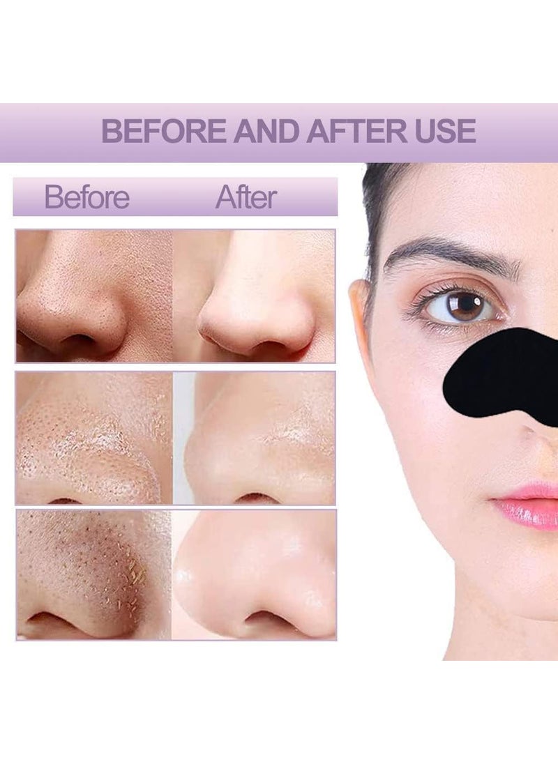 svk dream SVK Dream 10 PCS Nose Strips Blackhead Remove Purifying Pore Strips Nose Strips Charcoal Nose Pore Strips Cleansing Remove Blackheads Cleaning Pores and Unclogs Pores  - Image 2