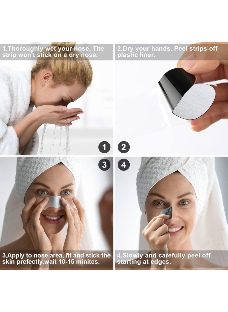 svk dream SVK Dream 10 PCS Nose Strips Blackhead Remove Purifying Pore Strips Nose Strips Charcoal Nose Pore Strips Cleansing Remove Blackheads Cleaning Pores and Unclogs Pores  - Image 3