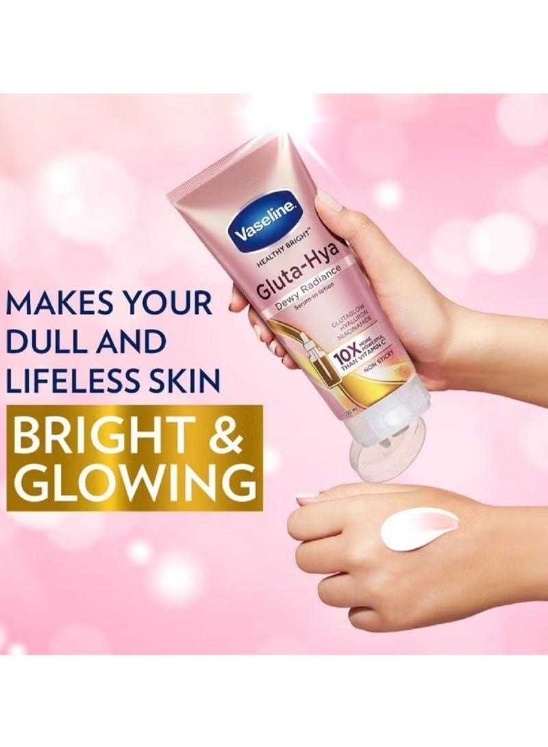 Vaseline Vaseline Gluta-Hya Radiance Body Lotion - 330ml | Hydrating Formula with Hyaluronic Acid | 24hr Moisture for Glowing Skin  - Image 5