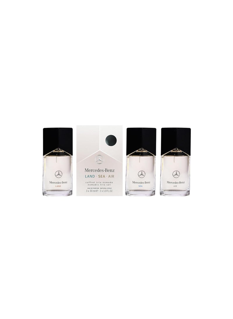 Mercedes-Benz MercedesBenz Land Sea Air  Mens Cologne Set  Eau de Parfum for Men  Long Lasting Cologne for Men  Mens Fragrances  Perfume for Men  3 Pc 