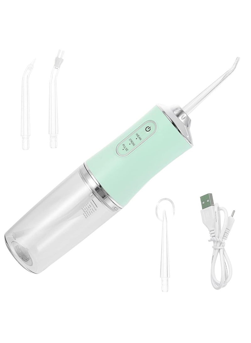 Generic Electric Set USB Teeth Flusher Waterproof Teeth Cleaner Portable Toothpicks with 3 Modes for Tooth Cleaning  - Image 1
