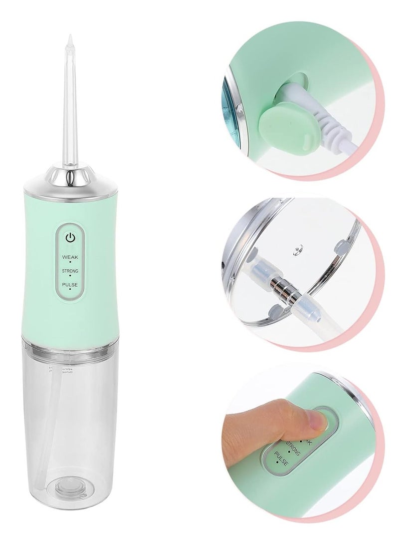 Generic Electric Set USB Teeth Flusher Waterproof Teeth Cleaner Portable Toothpicks with 3 Modes for Tooth Cleaning  - Image 3