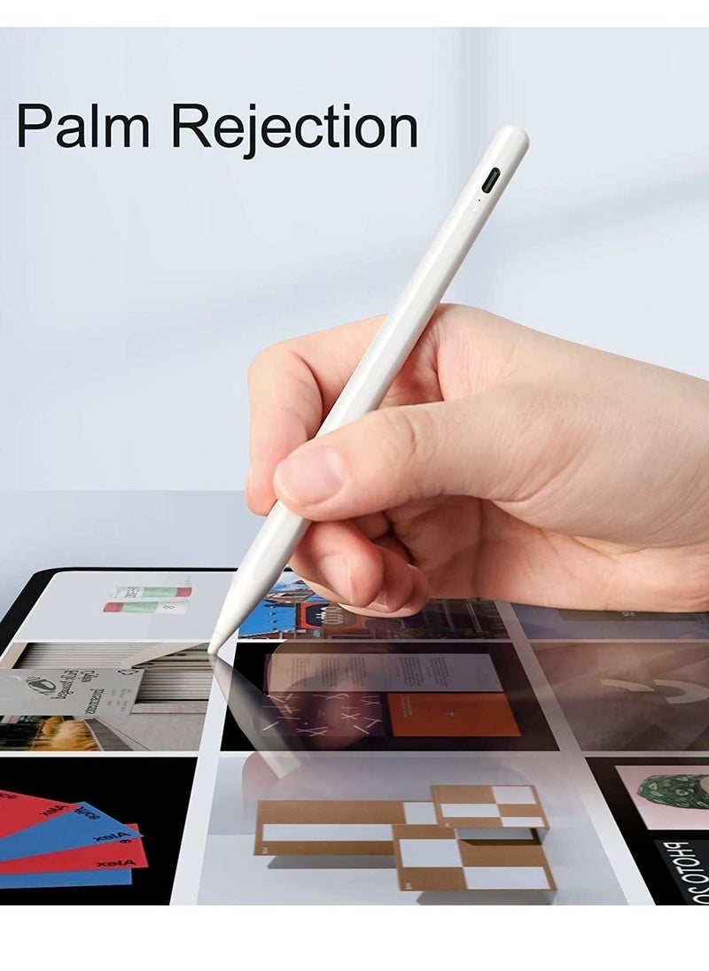 Stylus Pen for iPad – 13-Minute Fast Charging, Palm Rejection, Tilt Sensitivity, Compatible with iPad Air 3/4/5, iPad Mini 5/6, iPad 6/7/8/9/10, iPad Pro 11", iPad Pro 12.9"  - Image 2