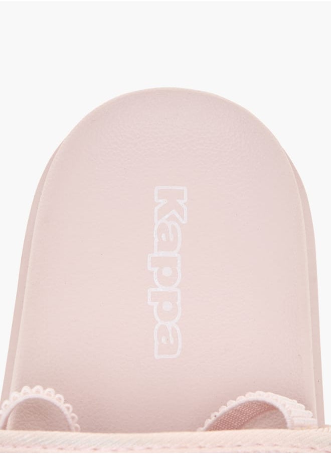 Kappa - Girls Textured Slides With Elastic Strap - Image 1