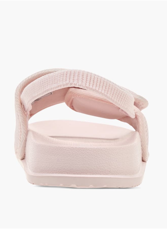 Kappa - Girls Textured Slides With Elastic Strap - Image 1