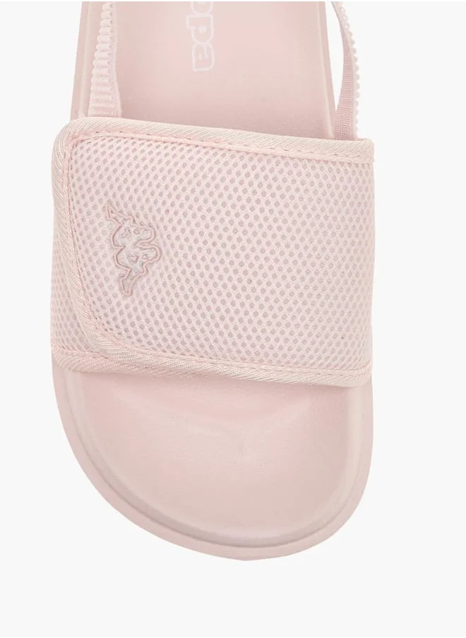 كابا Girls Textured Slides With Elastic Strap