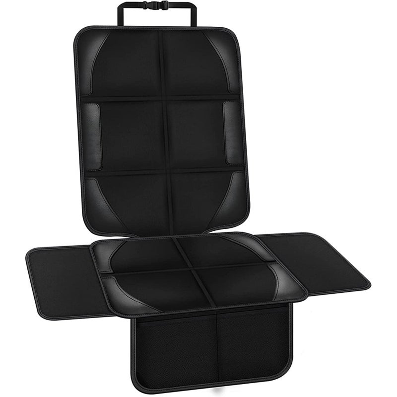 Car Seat Protector Black 600D Waterproof Oxford Cloth - Slip-Resistant Backing Car Seat Protective Cover for Vehicle Seats, Child Safety Seats and Pet Owners - Image 1