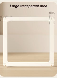 Kidle Pet Dog Fence Translucent Acrylic Small Dog Home Dog House Balcony Safety Fence Dog Cage  - Image 4