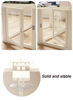Kidle Pet Dog Fence Translucent Acrylic Small Dog Home Dog House Balcony Safety Fence Dog Cage  - Image 3