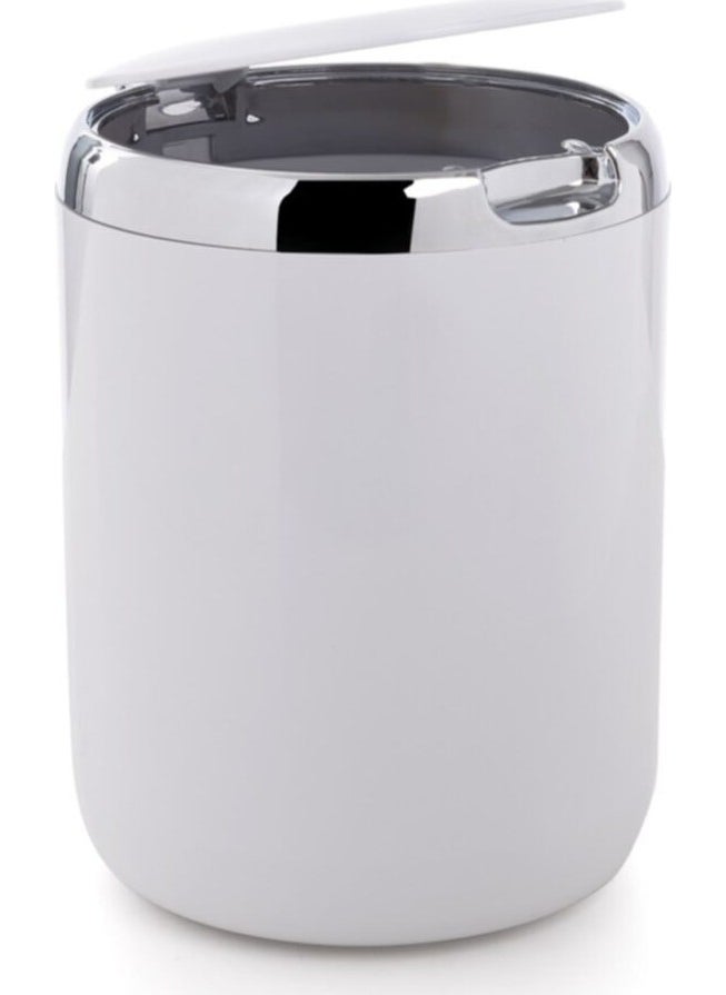Primanova - Pacific 3lt Trash Can White - Image 1