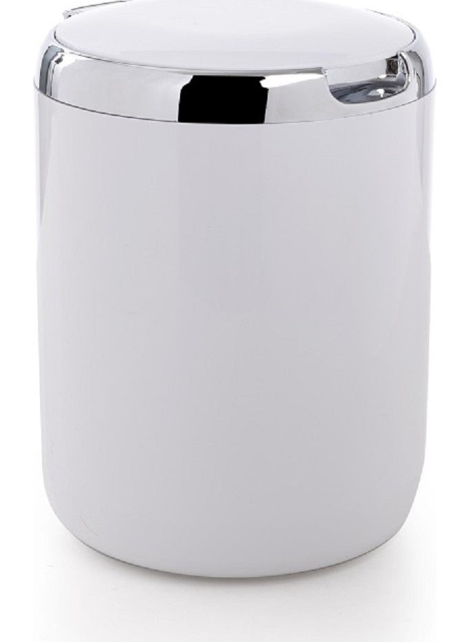 Primanova - Pacific 3lt Trash Can White - Image 1