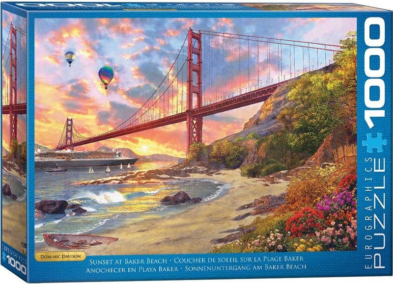 EuroGraphics Baker Beach, California by Dominic Davison Jigsaw Puzzle (1000-Piece) - Image 4
