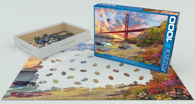EuroGraphics Baker Beach, California by Dominic Davison Jigsaw Puzzle (1000-Piece) - Image 3