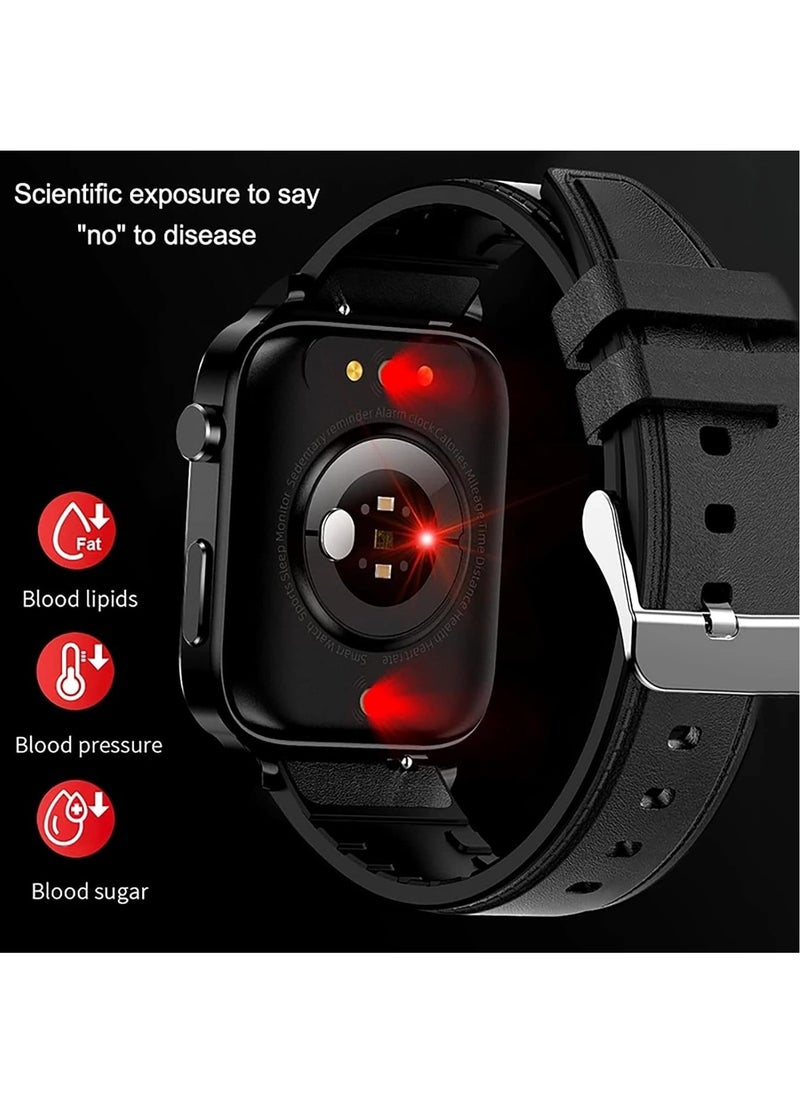 Generic - F100 Smart Watch, ECG Monitor, 1.7-inch HD Touch Screen, Fitness Tracker with Heart Rate/Sleep Monitor/Message Reminder, 24 Sports Modes - Image 1