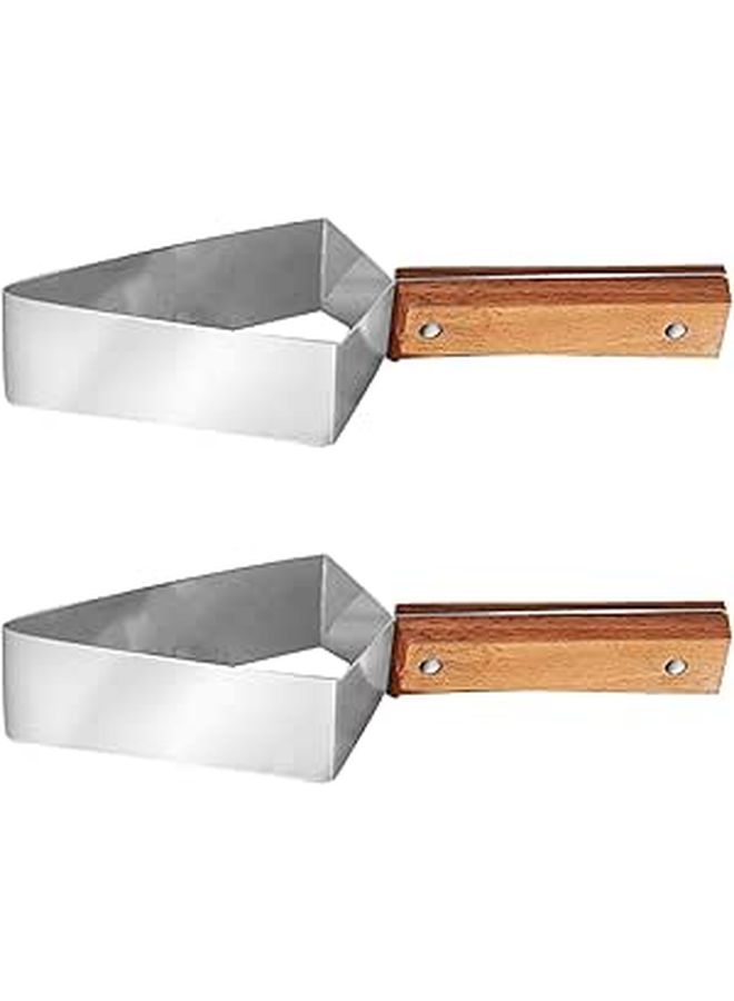 2PCS Stainless Steel Watermelon Slicer Portable Triangle Cutter Tool For Fruit Melon Cutting Kitchen Gadget Summer Picnics - Image 1