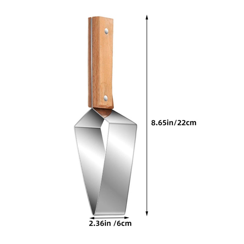 2PCS Stainless Steel Watermelon Slicer Portable Triangle Cutter Tool For Fruit Melon Cutting Kitchen Gadget Summer Picnics - Image 3