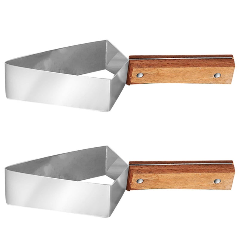 2PCS Stainless Steel Watermelon Slicer Portable Triangle Cutter Tool For Fruit Melon Cutting Kitchen Gadget Summer Picnics - Image 2