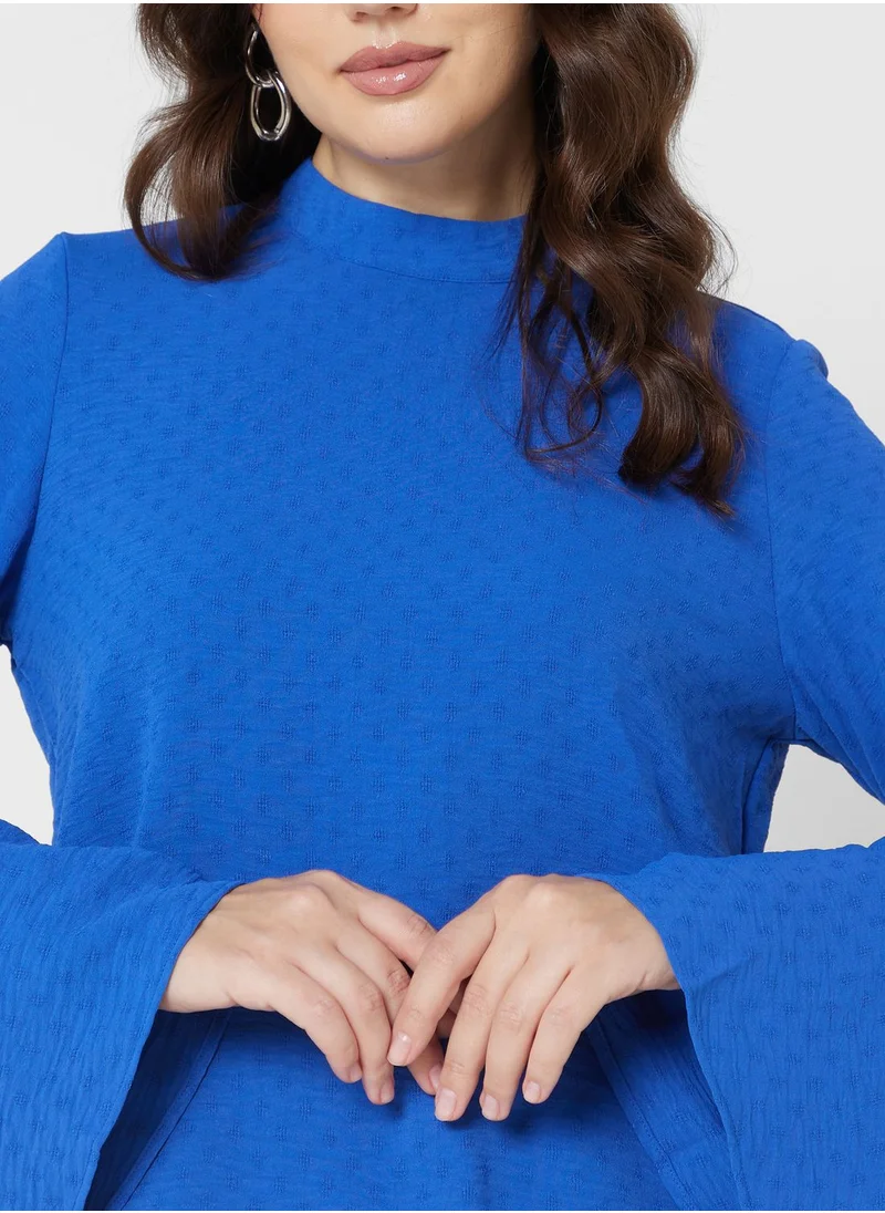 VERO MODA Flared Sleeve Knitted Top