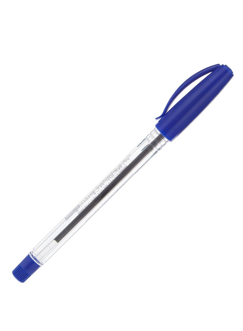 FABER-CASTELL 10-Piece Ballpoint Pen Blue Ink 0.7mm Tip - Image 2