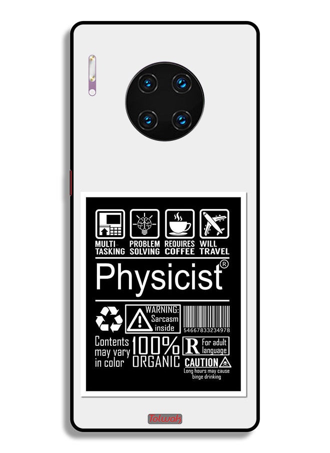 Tolwak - Huawei Mate 30 Pro 5G Protective Case Cover Physicist Sticker - Image 1