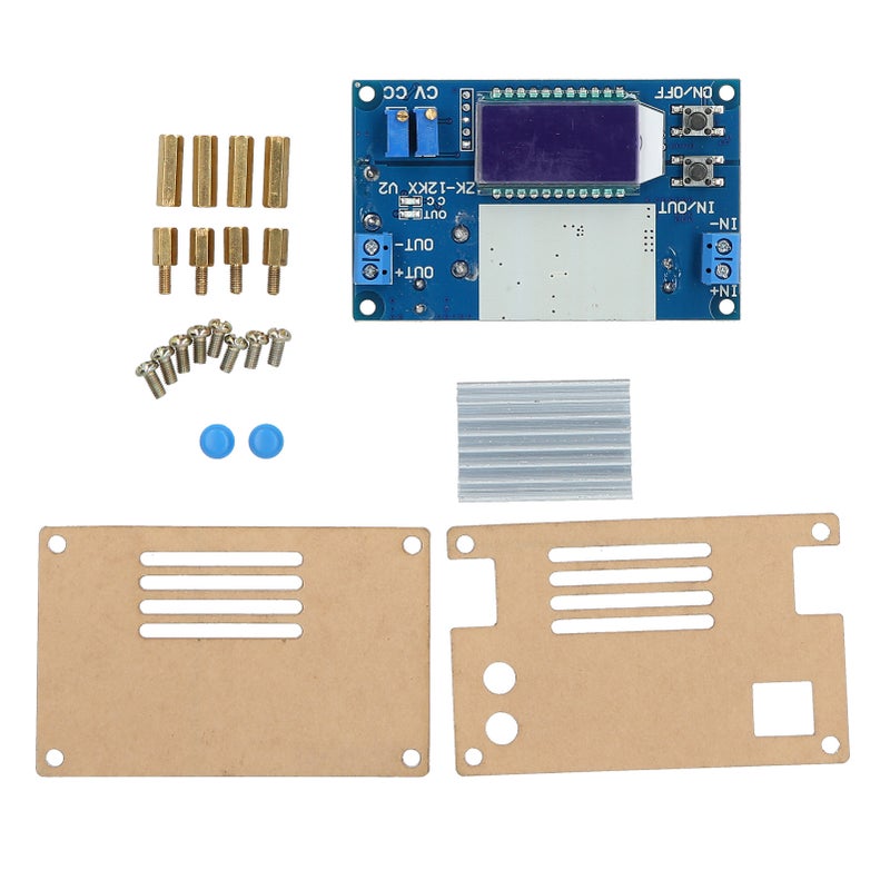 وحدة تغذية كهربائية منظم جهد قابل للتعديل تيار ثابت شاشة LCD ZK-12KX DC DC 12A - Image 1