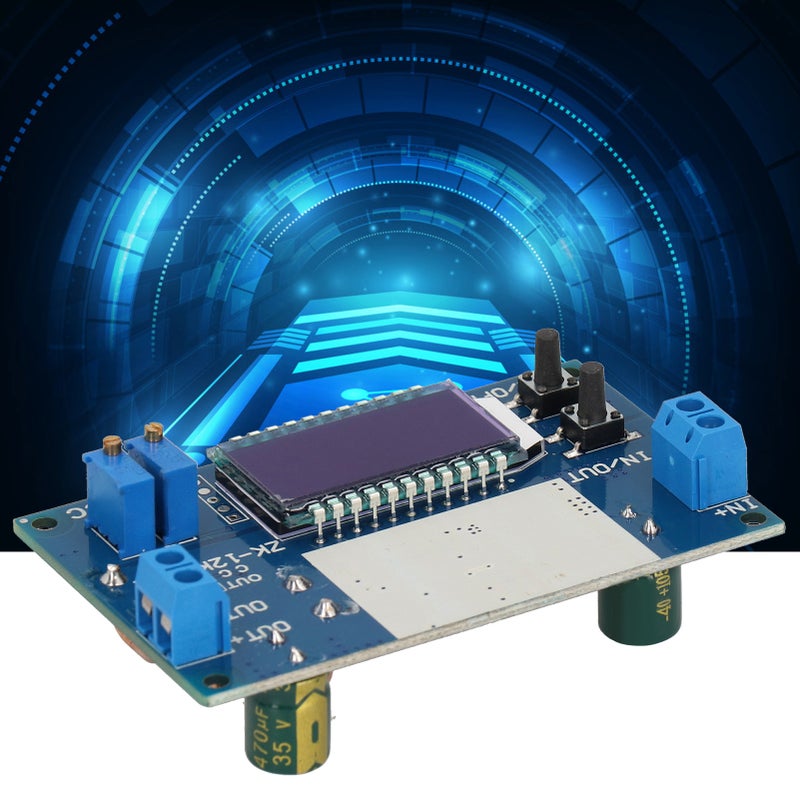 وحدة تغذية كهربائية منظم جهد قابل للتعديل تيار ثابت شاشة LCD ZK-12KX DC DC 12A - Image 4