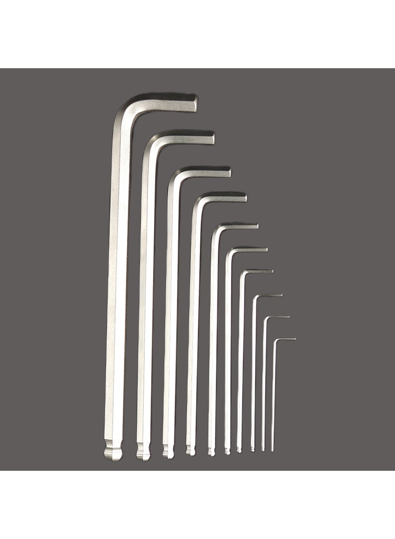 Jetech Hex Key Set, 10-Piece Metric Allen Key Set, 1.5-12 mm, Anti-Slip Long Ball End Hex Wrench Set, Hex Key Set for Disassembling Mechanical Equipment, Vehicle, and Bicycle Repairs - BL-C10 - Image 4