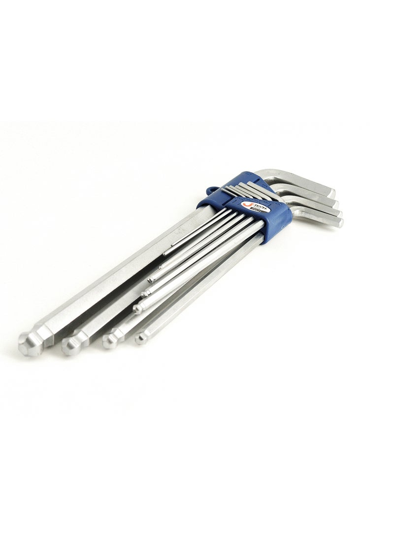 Jetech Hex Key Set, 10-Piece Metric Allen Key Set, 1.5-12 mm, Anti-Slip Long Ball End Hex Wrench Set, Hex Key Set for Disassembling Mechanical Equipment, Vehicle, and Bicycle Repairs - BL-C10 - Image 2