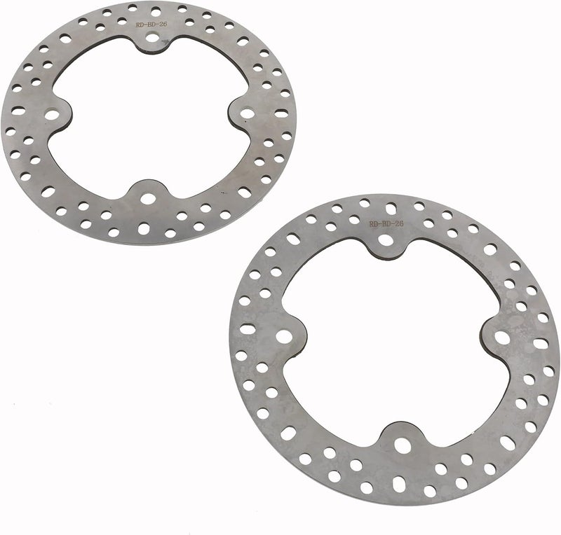 CycleATV 2009-2014 Polaris 800 RZR S Front Brake Rotors & Brake Pads - Image 2