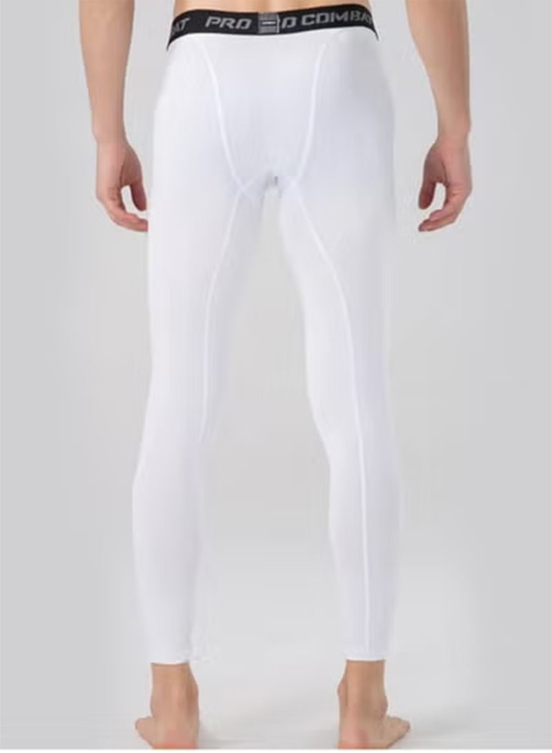 بنطال رياضي ضاغط رجالي (مقاس XL)، بنطال ضيق، طبقة أساسية للجري والتمارين الرياضية واليوغا وكرة السلة - Image 5