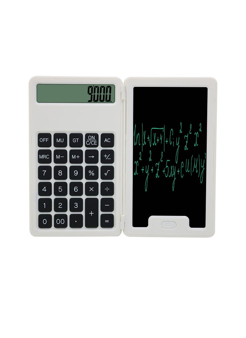 MaBaby - Scientific Calculators Foldable，Scientific Calculator with Notepad, Large 12-Digit Display Screen,  Ideal for Basic Math, Perfect School Supplies for Students - Image 1