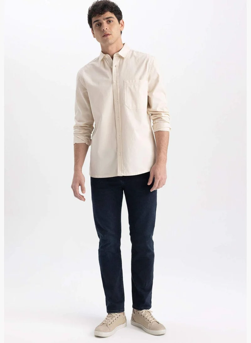 DeFacto Regular Fit Straight Leg Jean Trousers