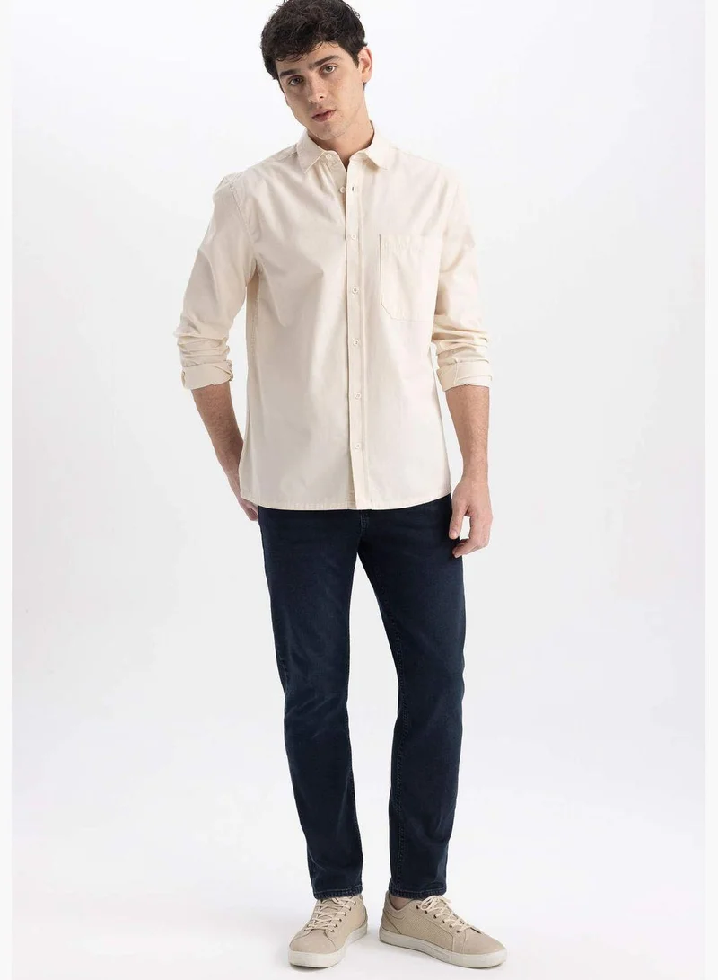 DeFacto Regular Fit Straight Leg Jean Trousers