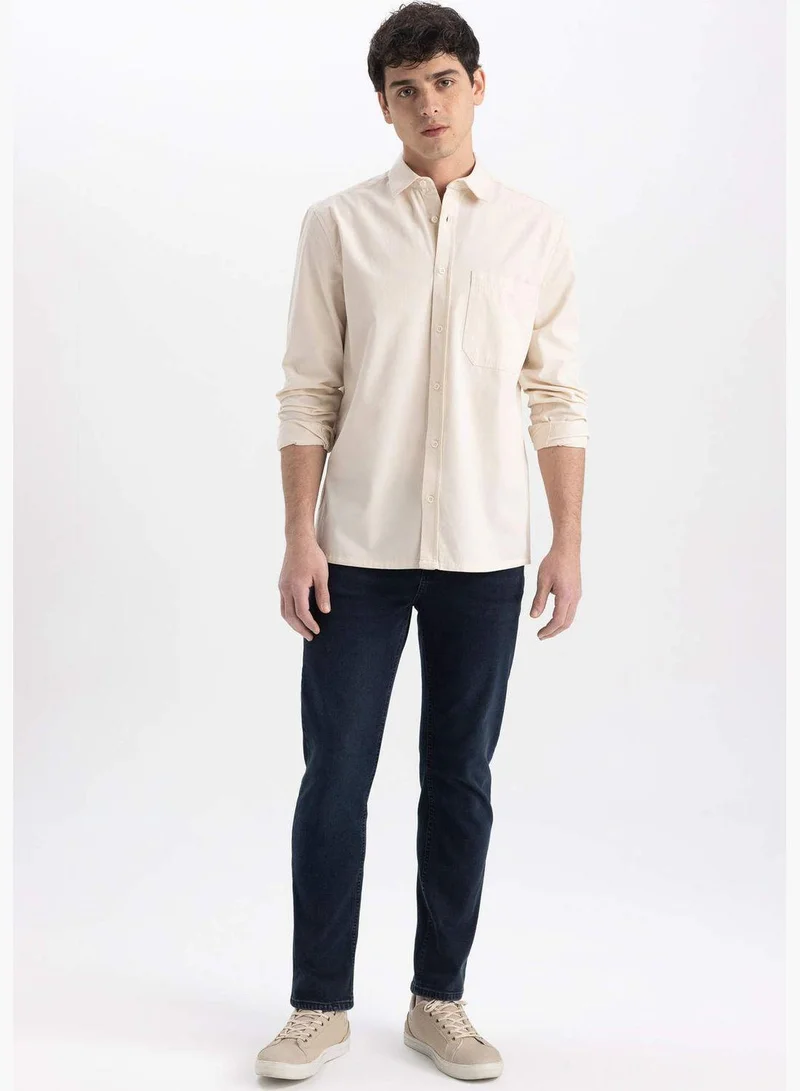 DeFacto Regular Fit Straight Leg Jean Trousers