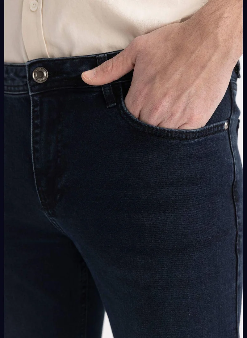 DeFacto Regular Fit Straight Leg Jean Trousers