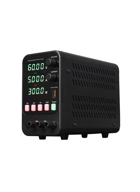 WANPTEK Bench DC Power Supply Variable 60V 5A Digital Display Adjustable Switching Regulated Power Supply CV CC with Data Storage