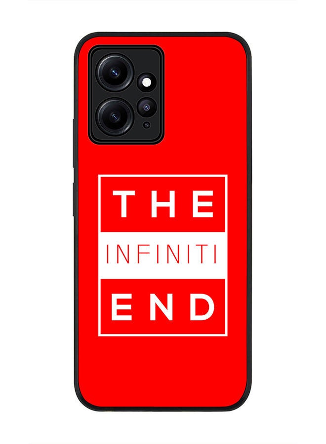Stylizedd Rugged Black edge case for Redmi Note 12 4G Slim fit Soft Case Flexible Rubber Edges Anti Drop TPU Gel Thin Cover - The infinite end - Image 1