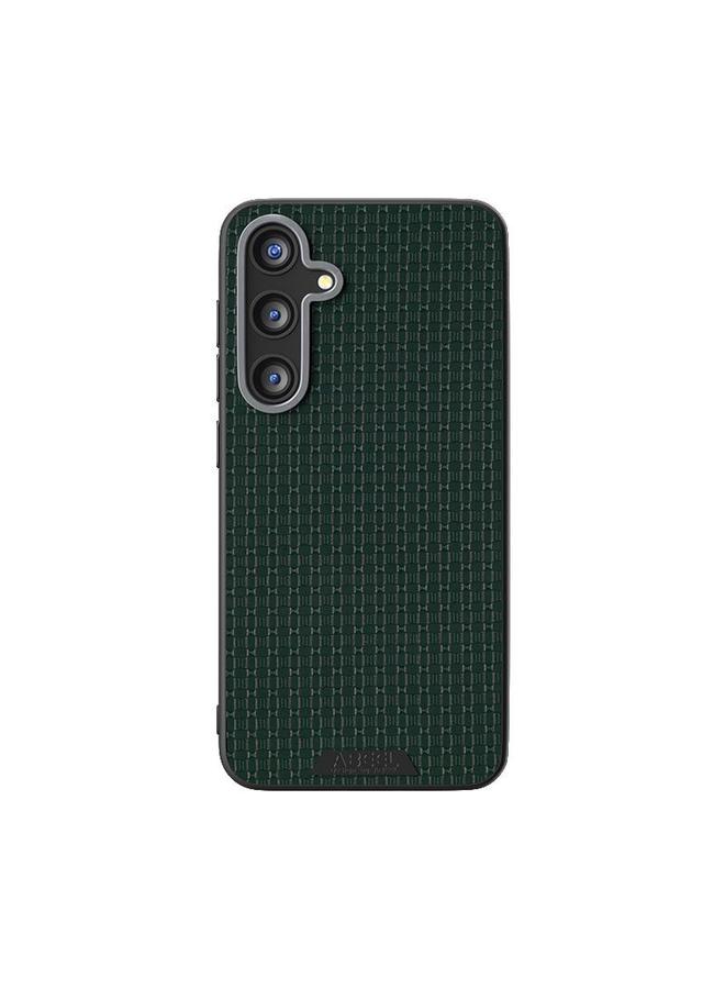 S-TOP Case For Samsung Galaxy S24 FE 5G ABEEL Ruyi Pattern 6D Micro Relief MagSafe Leather Phone Case - Image 2