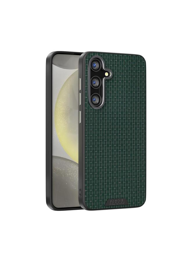 S-TOP Case For Samsung Galaxy S24 FE 5G ABEEL Ruyi Pattern 6D Micro Relief MagSafe Leather Phone Case - Image 1