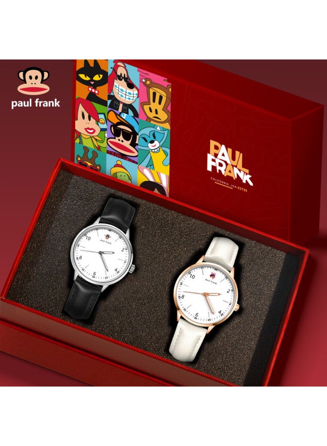 Paul Frank Quartz Watch Casual Simple Elegant Stylish Wrisch Couple's Matching Watch New Year Gift - Image 1