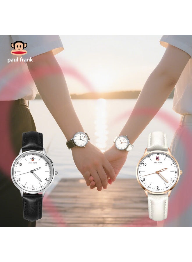 Paul Frank Quartz Watch Casual Simple Elegant Stylish Wrisch Couple's Matching Watch New Year Gift - Image 2