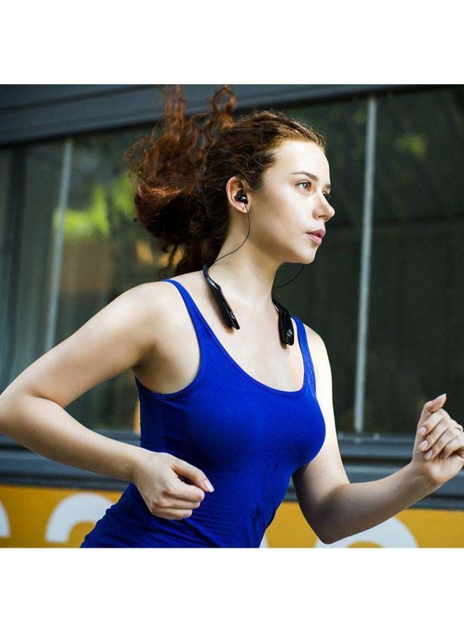 NIBEMINENT HBS-900S BT Sports Neckband Headphones With HD Microphone Black - Image 2